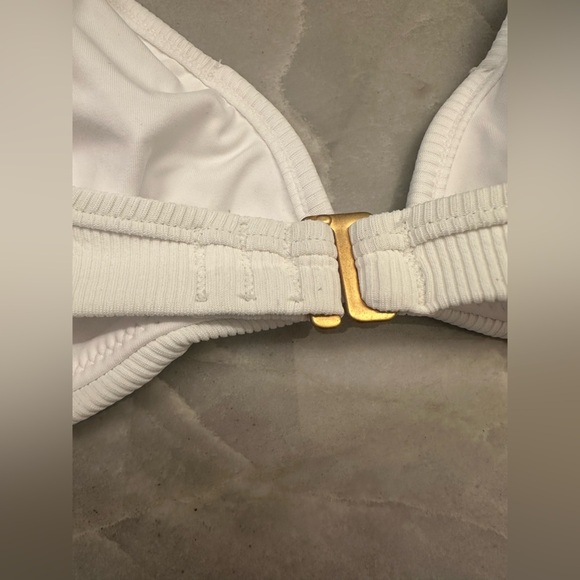 NWT! L*Space Ribbed Helena white Bikini Top. Women’s XL. $114 - Picture 7 of 7